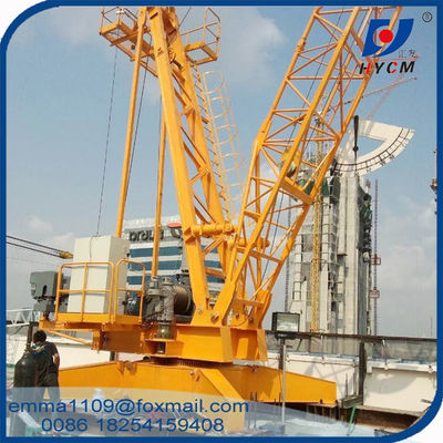 3 tonnes Mini Luffing Derrick Crane 15m Luffing Jib pour les bâtiments de 150m de hauteur