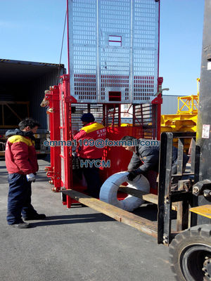 L'homme et le matériel Levier de construction de bâtiments 4t 0-36m/min VFD contrôle de vitesse