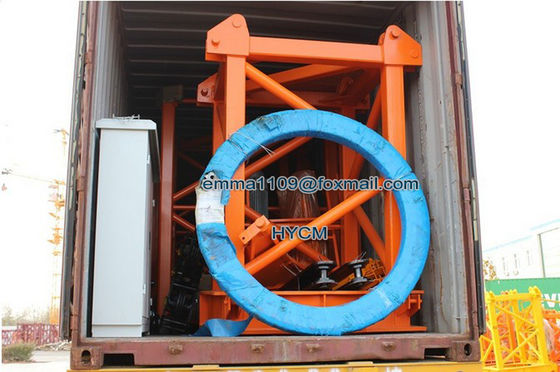 60 mètres La grue de tour Escalade hydraulique QTZ80-8 tonnes Coût de chargement