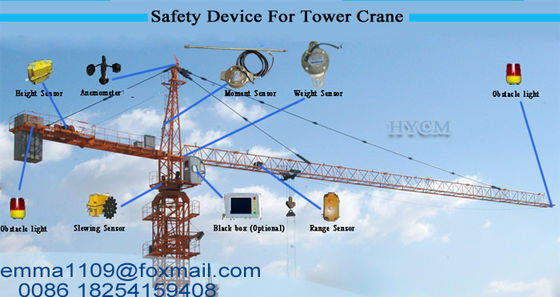 Crane de 70 m bâtiment de la tour chinoise outils et équipements de construction