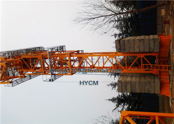 Les projets QTD160-5030 Luffing Jib Tower Crane 12t Max Load et 3,0t Tip Load