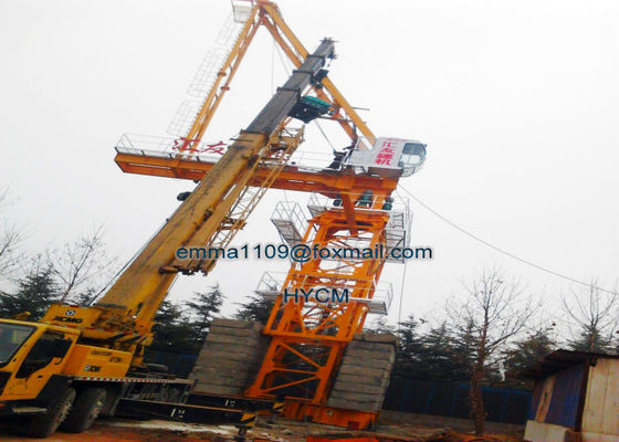 Crane à tour de levage de bâtiment de 16 tonnes D6029 modèle 60M Grand jib 2.9t Charge finale