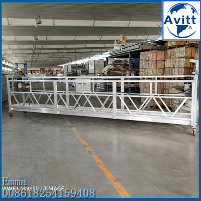 ZLP630 Ascenseur de façade suspendu à l'étape d'oscillation avec câbles de suspension