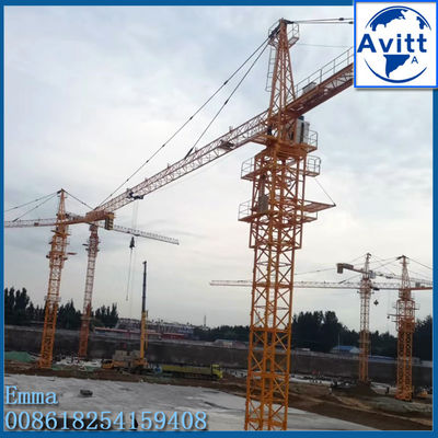 TC5612 Grue électrique à tour 56m Jib charge 1,2 t Type fixe Coût