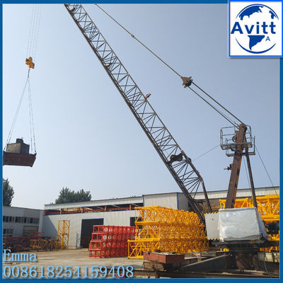 8 000 kg de grue de toit Derrick Installez sur le dessus du bâtiment pour les grues de tour internes
