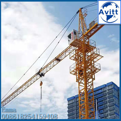 Crane à tour à tête de marteau de petite construction QTZ4208 Type d'escalade externe