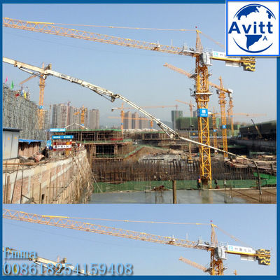 10t TC5525 Topkit Tour Crane 182ft Boom 55 mètres Prix du Qatar