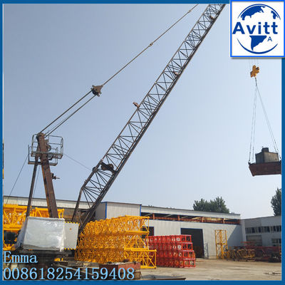 QD150 Derrick Crane 30m Jib de travail 6.0t charge de pointe et 10t Max.Load