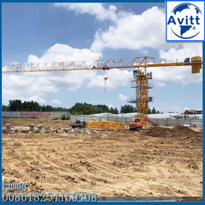 60m Trolley Boom Crane Tour 8t L46 section de mât moins de conteneur moins cher