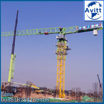 6 tonnes PT6013 grue à tour sans haut de 2,5 m Mast de bloc 40 m Hauteur